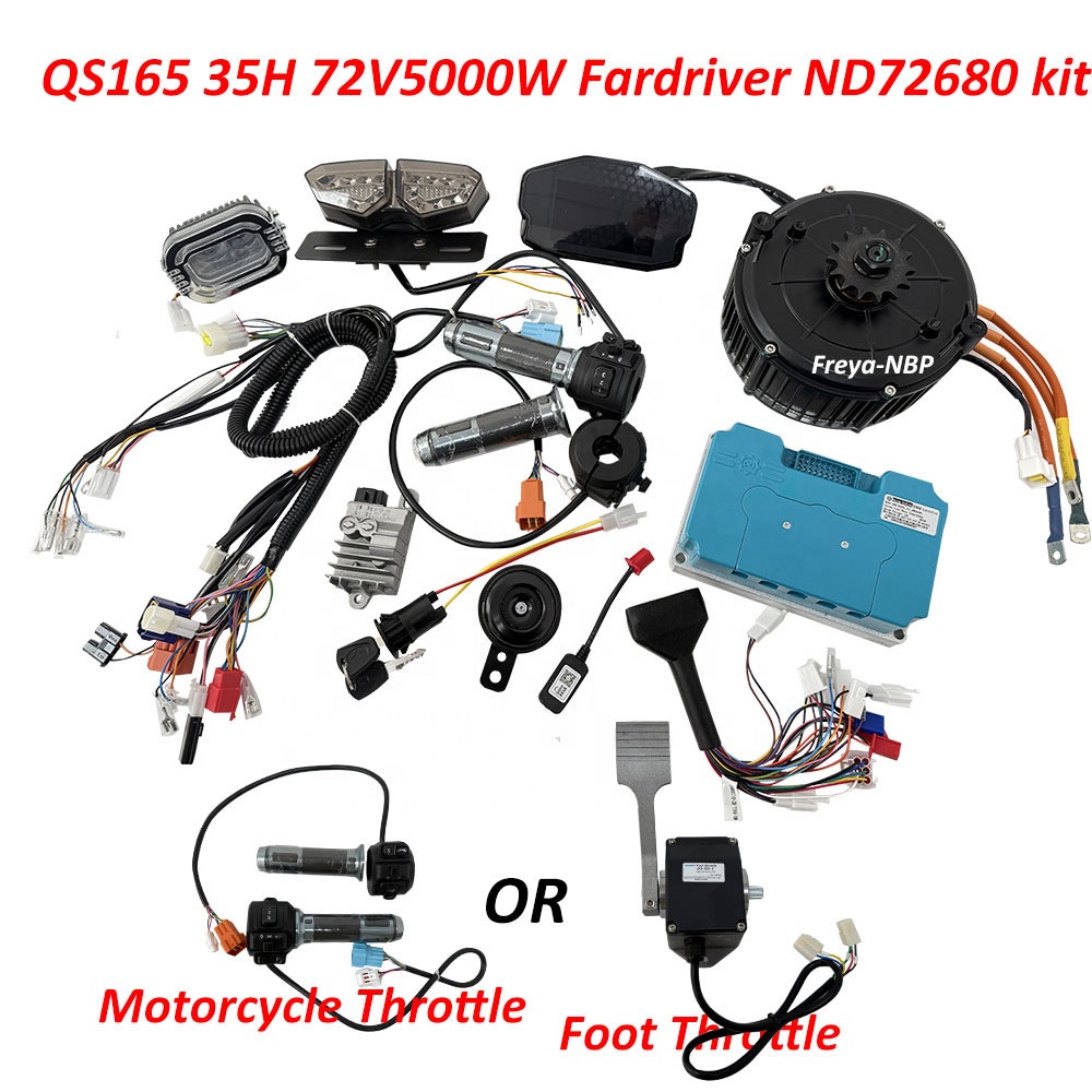 Mid Drive Motor Kit 72V 5000W - Moteur QS QS165 5000W 72V 35H